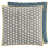 Coj&iacute;n Sila&iuml; Carr&eacute; Gan Rugs Light grey/Blue 142097
