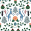Papel pintado Cheetahs Coordonn&eacute; Azul 5900043