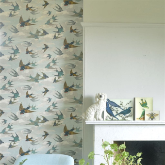 Papel pintado Chimney Swallows