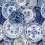 Papeles pintados panor&aacute;mico Delftware Mindthegap Blue/White WP20187