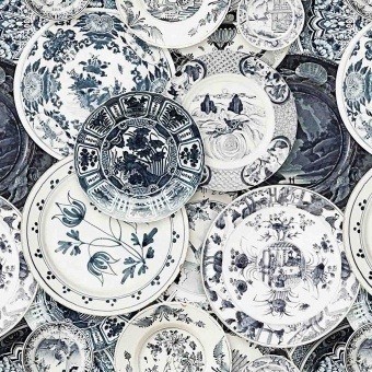Papeles pintados panorámico Delftware