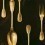 Papeles pintados panor&aacute;mico Cutlery Mindthegap Brass/Black WP20246