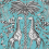 Papel pintado Kruger Emma J. Shipley by Clarke and Clarke Teal W0102/08