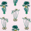 Tela Jungle Palms Emma J. Shipley by Clarke and Clarke Pink F1110/04