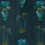 Terciopelo Jungle Palms Emma J. Shipley by Clarke and Clarke Navy F1209/01
