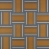 Papel pintado Intrigue M&eacute;riguet-Carr&egrave;re Paris Camel/Gris bleuté INT01