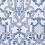 Papel pintado Th&eacute;odore Isidore Leroy Blanc/Bleu 6240108