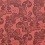 Papel pintado Eug&eacute;nie Isidore Leroy Rouge/noir 6240208