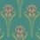 Papel pintado Tulipes Isidore Leroy Aqua 6240405