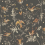 Papel pintado Hummingbirds Cole and Son Charcoal/Ginger 112/4017