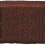 Frange torse Oc&eacute;anie 21 cm Houl&egrave;s Brun 33169-9820