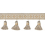 Frange meches Oc&eacute;anie 60 mm Houl&egrave;s Taupe 33140-9020