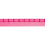 Cordoncillo cuero sint&eacute;tico surpiqu&eacute; sellier Matte  ou semi-Matte  5 mm Houl&egrave;s Magenta 31106-9420