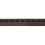 Cordoncillo cuero sint&eacute;tico surpiqu&eacute; sellier Matte  ou semi-Matte  5 mm Houl&egrave;s Chocolat 31106-9880