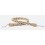 Alzapa&ntilde;os c&acirc;bl&eacute; Scarlett Houl&egrave;s Beige doré 35073-9810