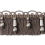 Frange moulino&eacute;e Scarlett 85 mm Houl&egrave;s Taupe 33093-9800