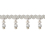Frange perles Scarlett 56 mm Houl&egrave;s Ivoire 33091-9010