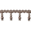 Frange perles Scarlett 56 mm Houl&egrave;s Taupe 33091-9800