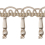 Frange quilles Scarlett 85 mm Houl&egrave;s Beige 33092-9020