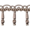 Frange quilles Scarlett 85 mm Houl&egrave;s Taupe 33092-9800