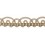 Ribetes Scarlett 28 mm Houl&egrave;s Beige doré 32156-9810