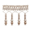 Frange quilles Palladio 14 cm Houl&egrave;s Perle 33135-9020
