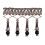 Frange quilles Palladio 14 cm Houl&egrave;s Noir 33135-9910