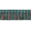 Frange mousse Palladio 50 mm Houl&egrave;s Turquoise 33001-9660