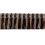 Frange mousse Palladio 50 mm Houl&egrave;s Noir 33001-9910