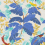 Papel pintado Sur un Arbre Perch&eacute; Nobilis Indigo COS202