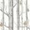 Papel pintado Woods and Pears Cole and Son Blanc Cassé 95/5027