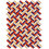 Alfombras Cross La Chance Rouge/Bleu LC430101