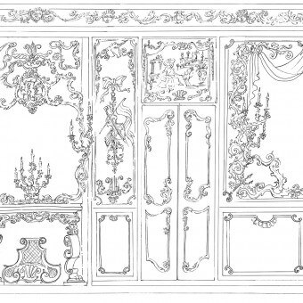 Papeles pintados panorámico Suite Royale