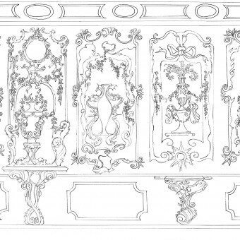 Papeles pintados panorámico Suite Ducale