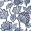 Papel pintado Mid Summer Jacobean York Wallcoverings Blue CY1535