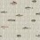 Papeles pintados panor&aacute;mico Ancient Nature Fish Texturae Taupe TXWR16258