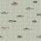 Papeles pintados panor&aacute;mico Ancient Nature Fish Texturae Gris TXWR16259