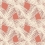 Papel pintado H&eacute;lice Maison Martin Morel Rouge helice-rouge