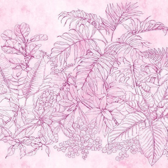 Papeles pintados panorámico Fern Garden