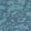Papel pintado Heron & Lotus Flower GP & J Baker Teal/Blue BW45089.4