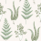 Papel pintado Herba Borastapeter White 7657