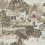 Papeles pintados Peacock Garden Zoffany Linen/Silver ZJAI311742