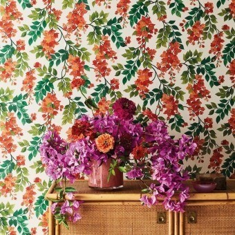Papel pintado Bougainvillea