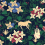 Papel pintado Neo-flowery Coordonn&eacute; Navy 8800046