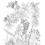 Papeles pintados panor&aacute;mico Flora Bien Fait Original B00049