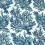 Papel pintado Marine Coral Thibaut Navy T10124