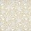 Papel pintado Palmeta Casamance Blanc/doré 74742044