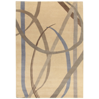 Alfombras Lettera Disegnata Grey par Gio Ponti