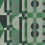Papeles pintados panor&aacute;mico Gatsby Stripe Pascale Risbourg Green/Black GATSTR100