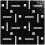 Mosaico Punto linoea Vitrex Nero/Bianco 07700011-044-295x295x4
